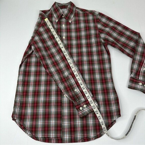 Brooks Brothers Men’s Red Plaid Career Regent The Original Polo Shirt S/C41 - Picture 9 of 9